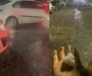 Watch: Massive Hailstorm, Heavy Rain In Parts Of Delhi