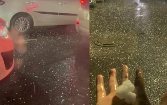 Watch: Massive Hailstorm, Heavy Rain In Parts Of Delhi