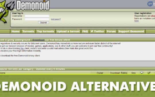 Demonoid Alternatives: Best Torrent sites Like Demonoid