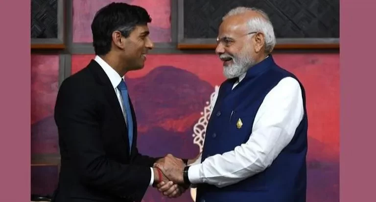 Rishi Sunak's tweet in Hindi after meeting PM Modi at G20 Summit