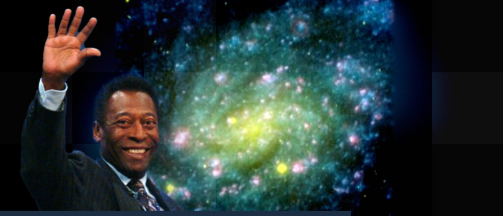 NASA Pays A Special Tribute To Pele With A Spiral Galaxy Image