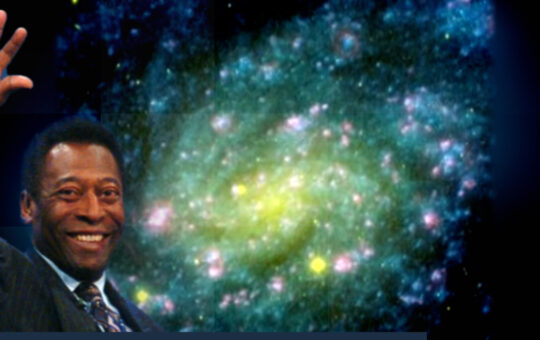 NASA Pays A Special Tribute To Pele With A Spiral Galaxy Image
