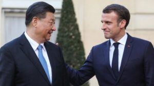 Macron meets Xi Jinping